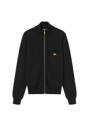Versace Cashmere-Blend Zip-Up Sweater