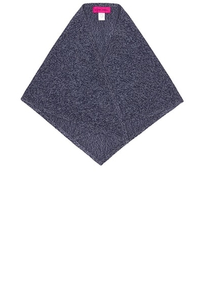 The Elder Statesman Triangle Head Scarf in Storm Twist - Brown. Size all.