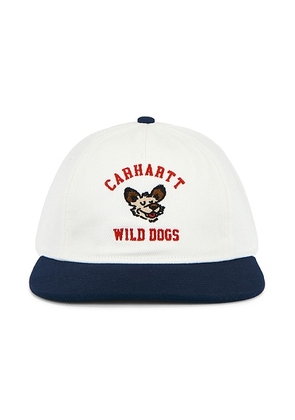 Carhartt WIP Wild Dog Hat in Wax - Cream. Size all.