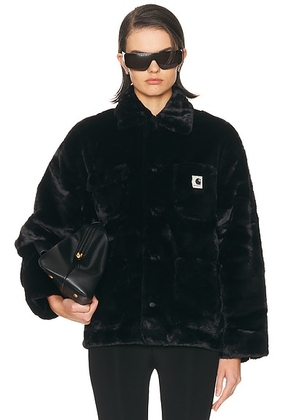Carhartt WIP Olney Michigan Coat in Black - Black. Size L (also in M, S, XS).