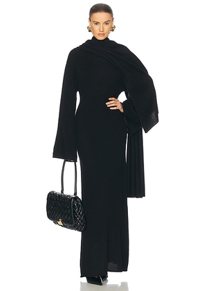 Helsa Boden Cashmere Maxi Dress in Black - Black. Size M/L (also in ).
