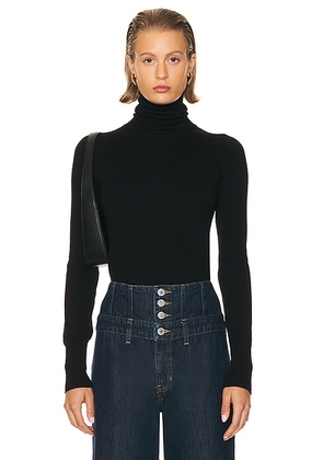 GRLFRND Merino Wool Turtleneck Sweater in Black - Black. Size XL (also in ).