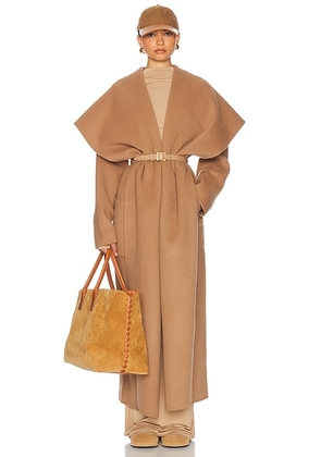 Helsa The Throw Coat in Camel - Tan. Size XL (also in ).