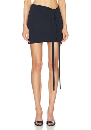 Jade Cropper Mini Skirt in Dark Navy - Navy. Size 36 (also in ).