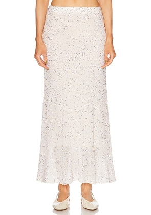 Gabriela Hearst Sabine Skirt in Ivory Multi - Ivory. Size XS (also in ).