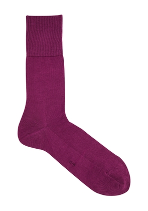 Falke Tiago Stretch-cotton Socks - Burgundy - 3940 (IT39-40)