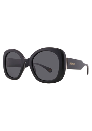 Polaroid Grey Butterfly Ladies Sunglasses PLD 6190/S 0807/M9 52