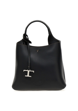 Tods T Logo Plaque Tote Bag