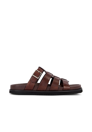 G.H.BASS Fisherman Sandal in Dark Tan - Brown. Size 8 (also in ).
