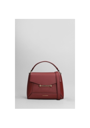 Strathberry Mosaic Shoulder Bag In Bordeaux Leather