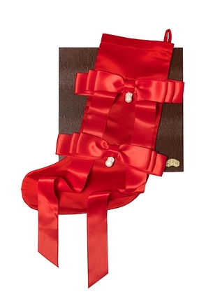 Gohar World Holiday Stocking in Red - Red. Size all.