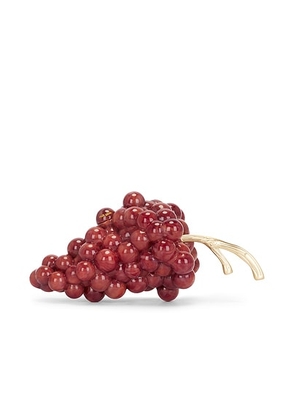 Cult Gaia Grape Clutch in Crimson - Purple. Size all.