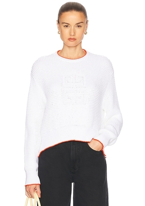 Givenchy 4g Sweater in White - White. Size M (also in L).