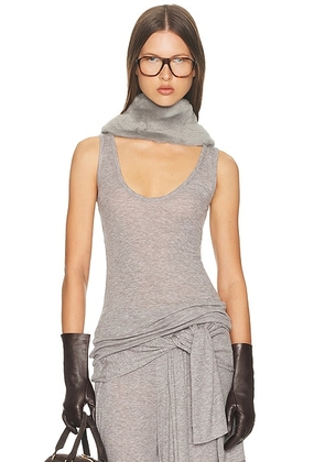 Helsa Easy Tank in Everyday Jersey in Dark Heather Grey - Grey. Size L (also in M, S, XL, XS, XXS).