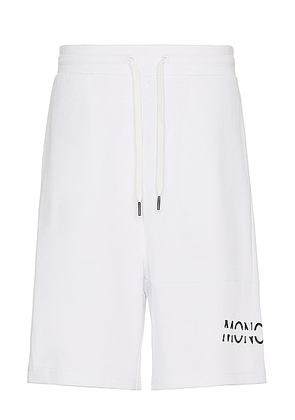 Moncler Sweat Shorts in White - White. Size S (also in ).