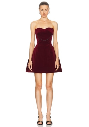 MARIANNA SENCHINA Best Lover Dress in Burgundy - Burgundy. Size L (also in S).