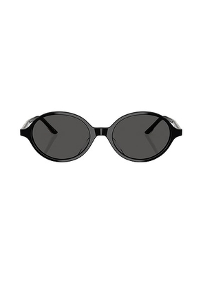 Oliver Peoples X Khaite 2000c Sunglasses in Black - Black. Size all.