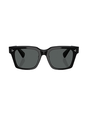 Oliver Peoples Ollice Sunglasses in Black - Black. Size all.