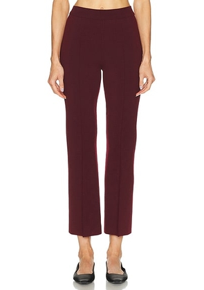 High Sport Merino Kick Pant in Wine - Burgundy. Size L (also in M, S, XS).