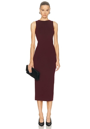 High Sport Devin Dress in Wine - Burgundy. Size L (also in S, XS).