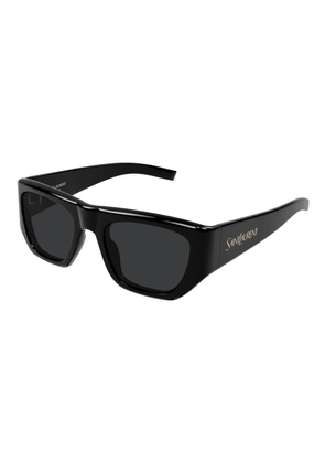 Saint Laurent Grey Square Ladies Sunglasses SL 740 005 52