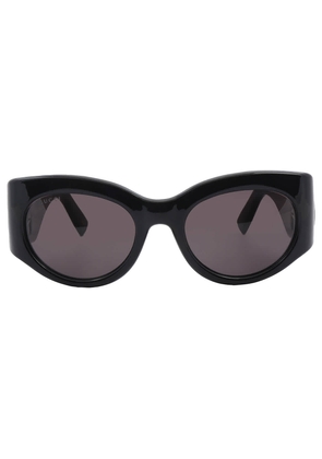 Gucci Grey Oval Ladies Sunglasses GG1544S 001 53