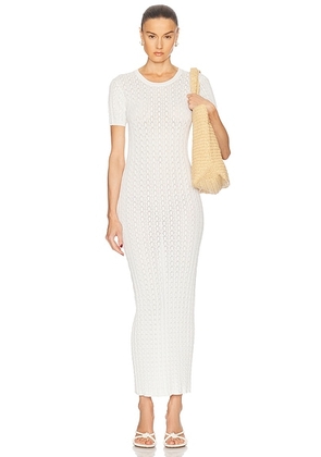 Loulou de Saison Aruba Dress in Ivory - White. Size S (also in ).