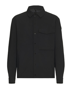Moncler Vautisse Shirt Jacket in Black - Black. Size 4 (also in 2).