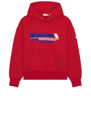 Moncler Genius X Palm Angels Hoody in Red - Red. Size M (also in ).