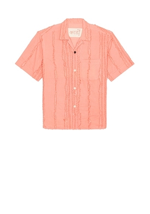 Kardo Ronen Shirt in Te02 Coral - Pink. Size S (also in ).