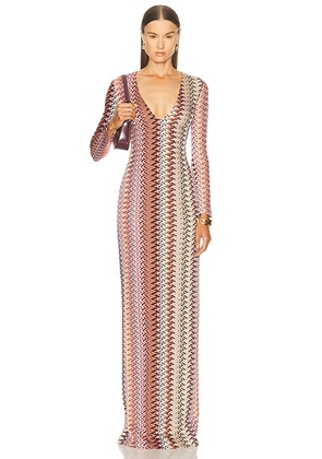 Missoni Long Dress in Multicolor - Blush. Size 38 (also in ).