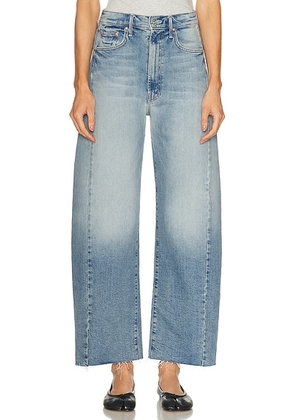 MOTHER The Half Pipe Ankle Fray in I Confess - Blue. Size 32 (also in ).