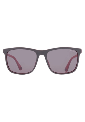 Police Grey Square Mens Sunglasses SPLA56 1BUX 56