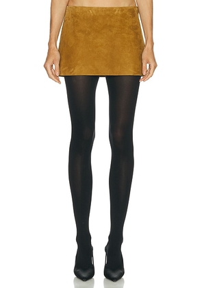 KHAITE Jett Skirt in Toffee - Tan. Size 2 (also in 6).