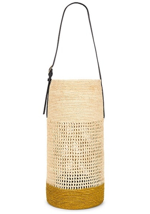 KHAITE Billie Bucket Bag in Mud & Natural - Tan. Size all.