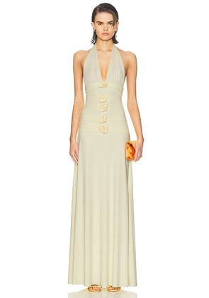 Maygel Coronel Villadiego Dress in Vanilla - Cream. Size all.