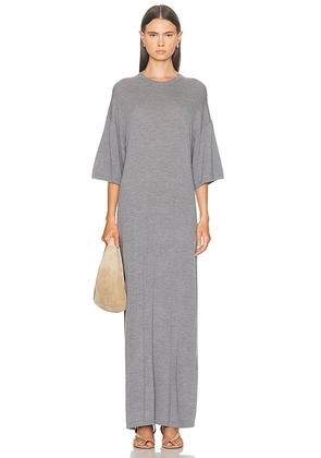 KHAITE Bindi Dress in Sterling - Grey. Size S (also in ).