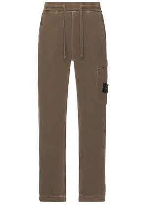 Stone Island Fleece Sweatpants in Walnut - Brown. Size M (also in ).