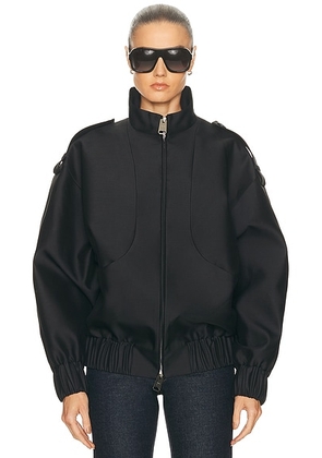 KHAITE Sigi Jacket in Black - Black. Size M (also in S, XS).