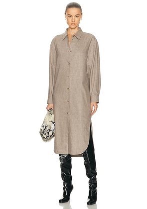 KHAITE Gloria Dress in Sepia - Brown. Size S (also in ).