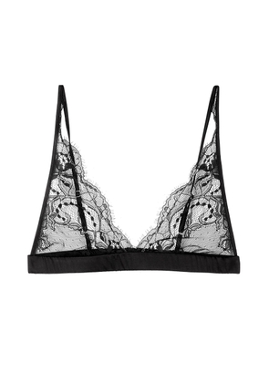 Fleur OF England Signature Boudoir Lace Soft-cup bra - Black - M