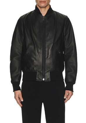 Schott Lightweight Bomber Jacket in Black - Black. Size S (also in ).