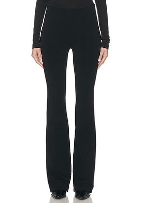 SPRWMN Micro Flare Pant in Black - Black. Size L (also in ).