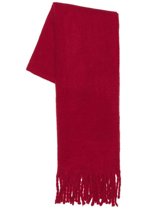 American Vintage Zinaco Scarf in Flamenco - Red. Size all.