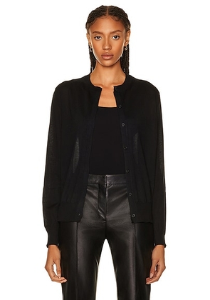The Row Battersea Cardigan in Black - Black. Size M (also in ).