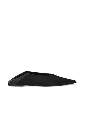 Saint Laurent Carolyn Flat Slipper in Noir - Black. Size 39.5 (also in ).