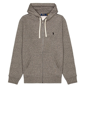 Polo Ralph Lauren Fleece Full-Zip Hoodie in Alaskan Heather - Grey. Size S (also in ).