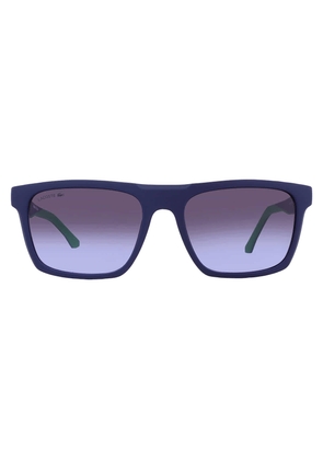 Lacoste Blue Square Mens Sunglasses L957S 401 56