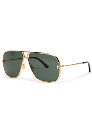 Tom Ford Stavros Aviator-style Sunglasses - Gold - One Size