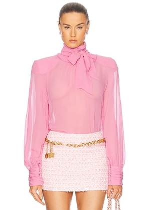 Rowen Rose Long Sleeve Top in Pink - Pink. Size 34 (also in 36, 40).